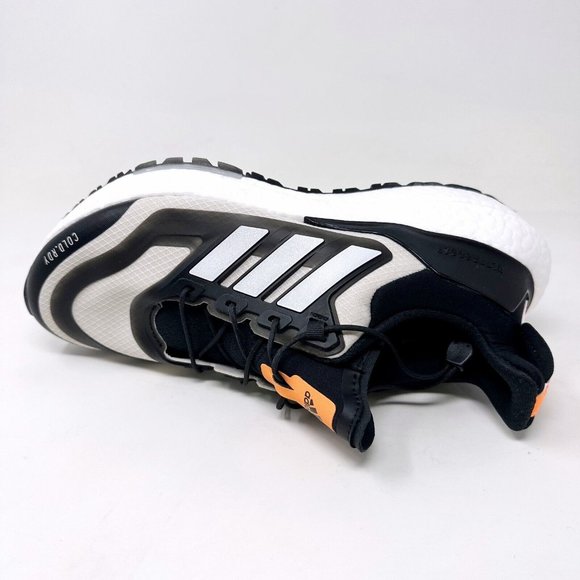 Adidas Ultraboost 22 COLD.RDY 2.0 Black White Orange Womens Trainers GX6735 - Picture 4 of 6